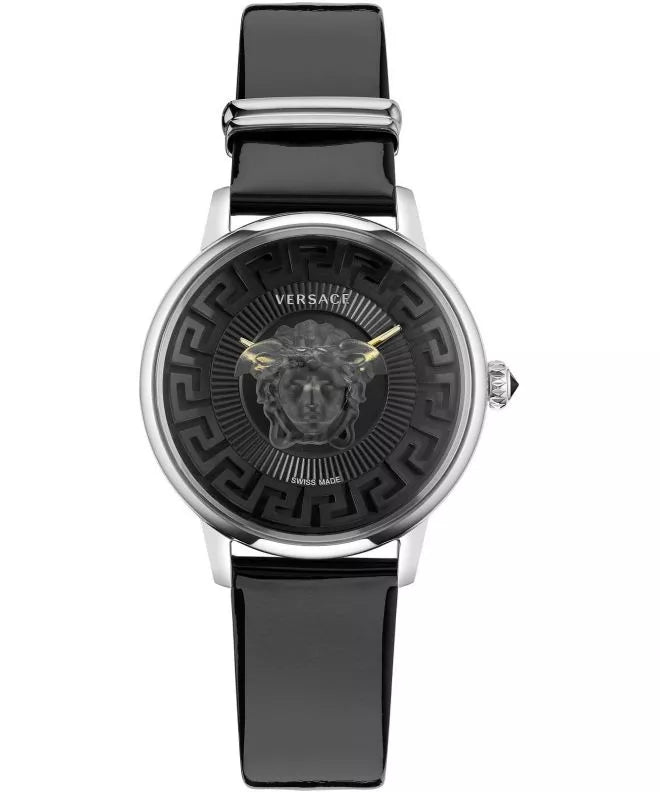 Versace Medusa Alchemy Quartz Black Dial Ladies Watch Item Model# VE6F00123