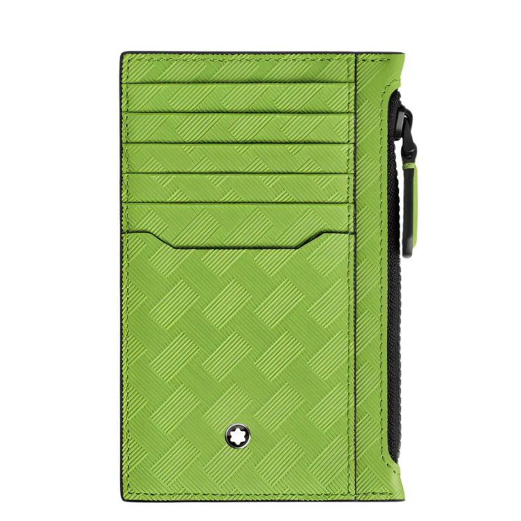 Montblanc Extreme 3.0 8cc Lime Card Holder with Zip Model# 199424