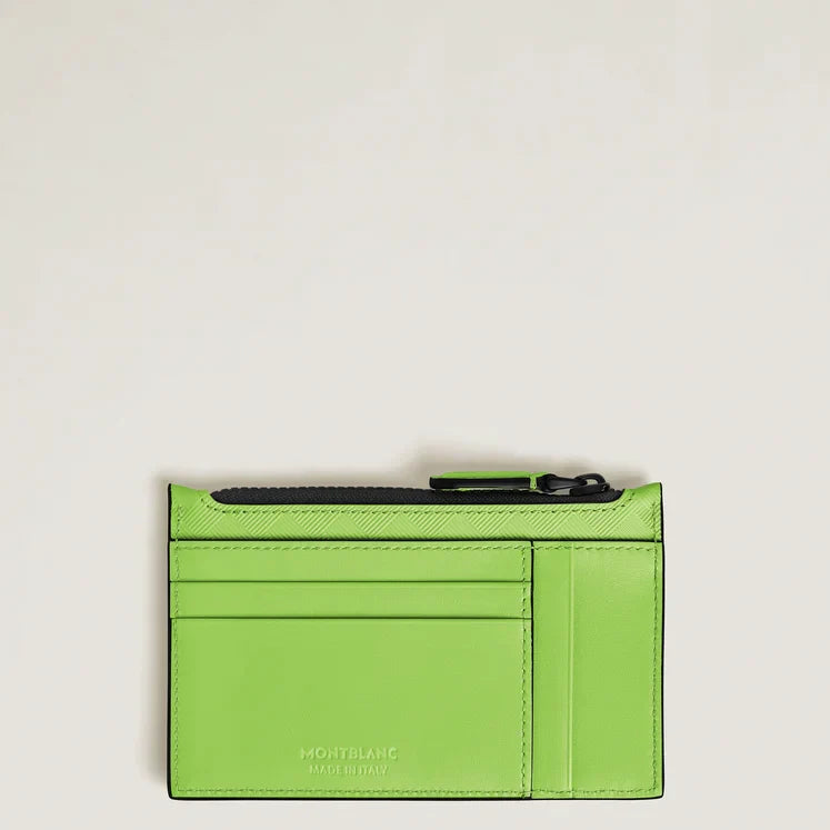 Montblanc Extreme 3.0 8cc Lime Card Holder with Zip Model# 199424