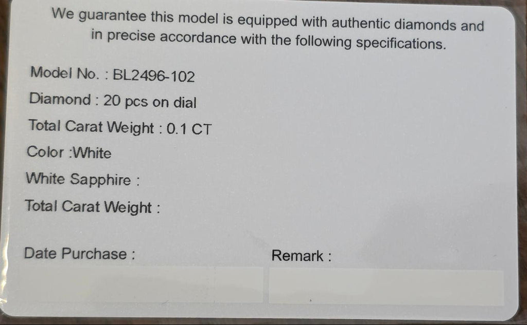 Bentley Chronograph Diamond BL2496-102