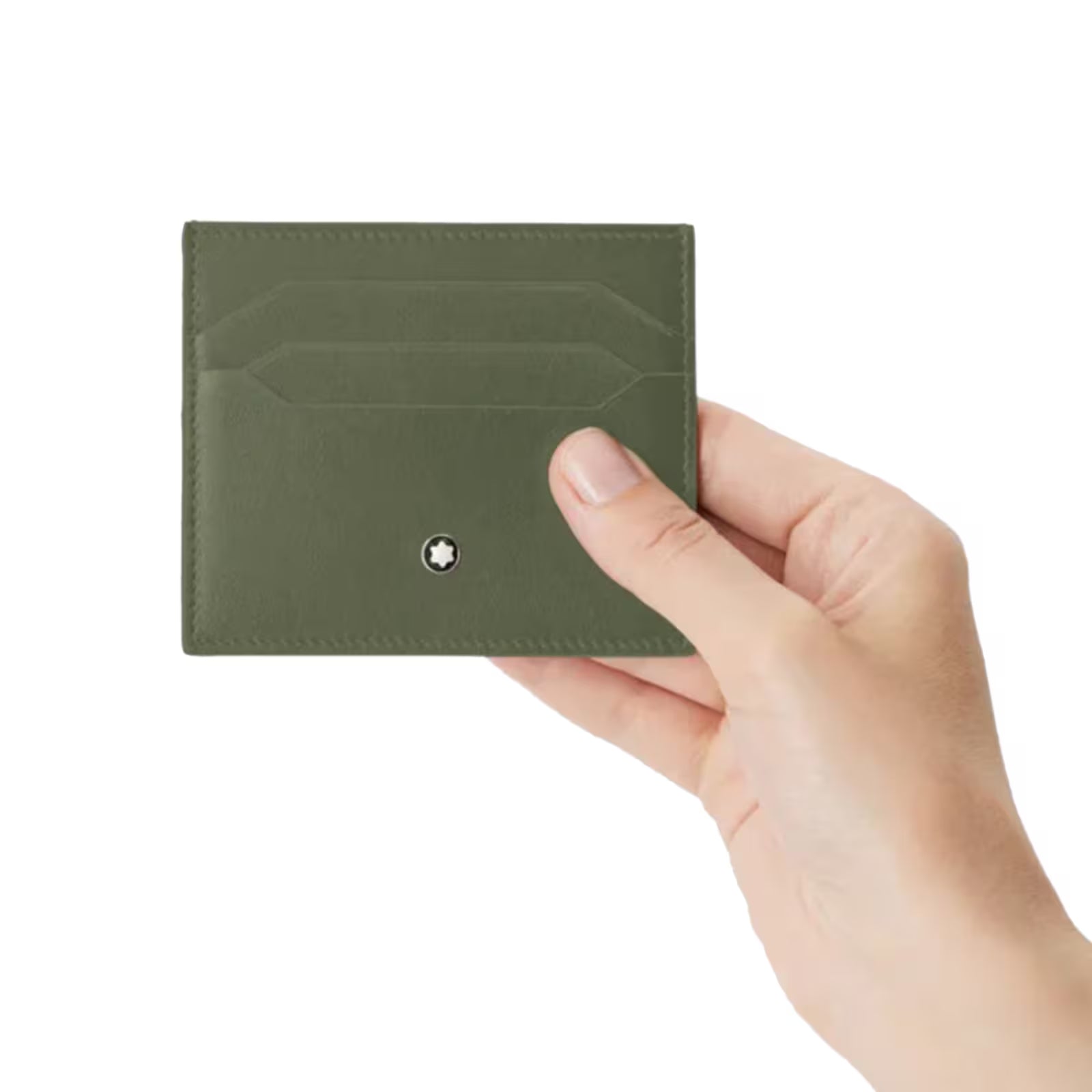 Montblanc Meisterstück Card Holder 6cc Green Model# 198325