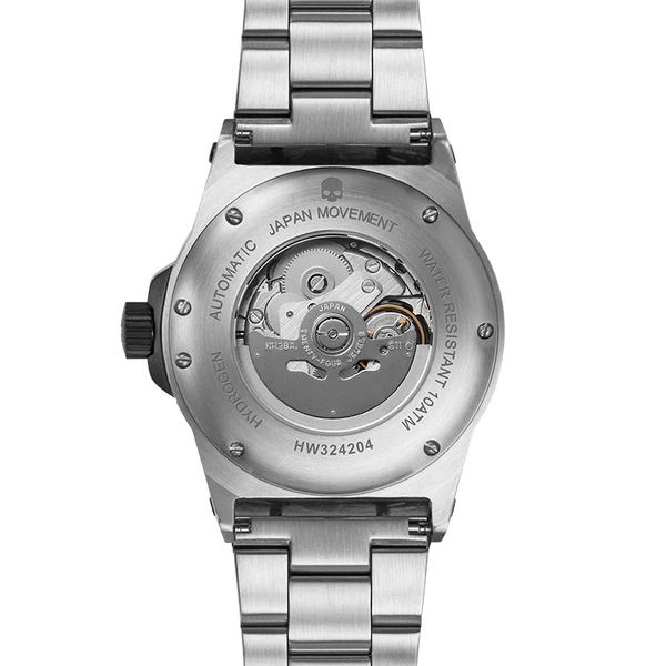 Hydrogen Sportivo Silver Black Bracelet  HW324204