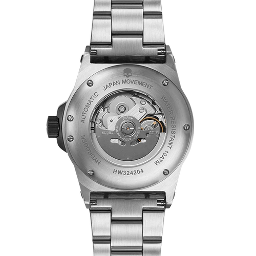 Hydrogen Sportivo Silver Black Bracelet  HW324204