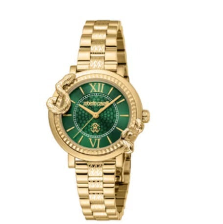 Roberto Cavalli Women Sognare Green Dial Analog Watch - RC5L055M0035