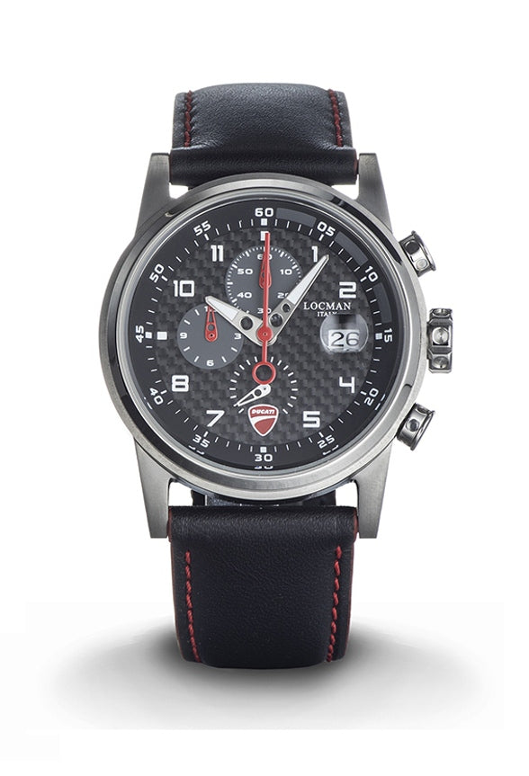 Locman Ducati Chronograph 42mm D107A09S-00CBIPKR