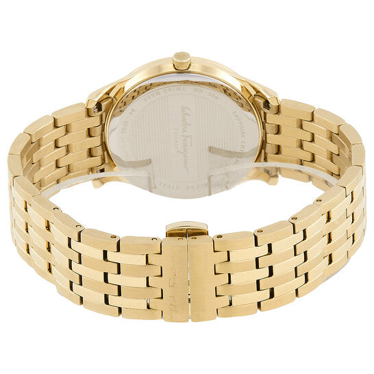 Salvatore Ferragamo Slim Quartz Black Dial Ladies Watch