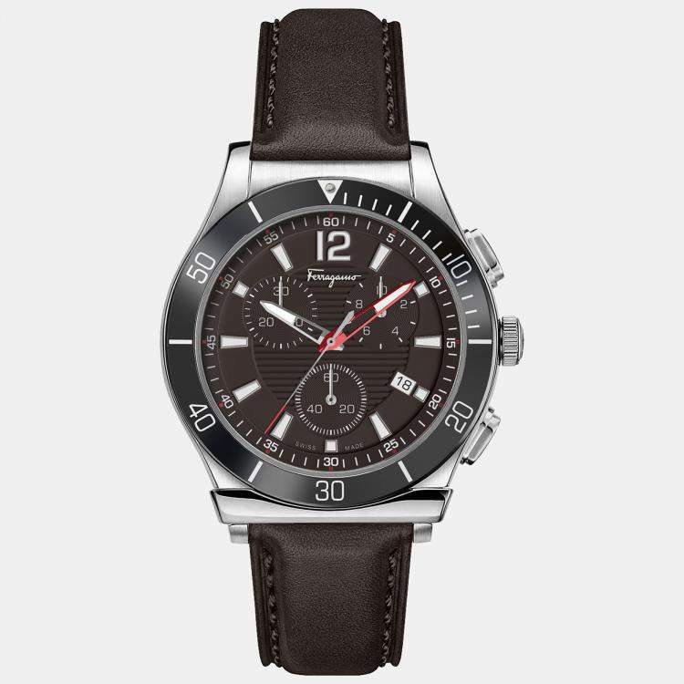 Salvatore Ferragamo 1898 Sport Quartz Brown Dial Men's Watch SFYL01422