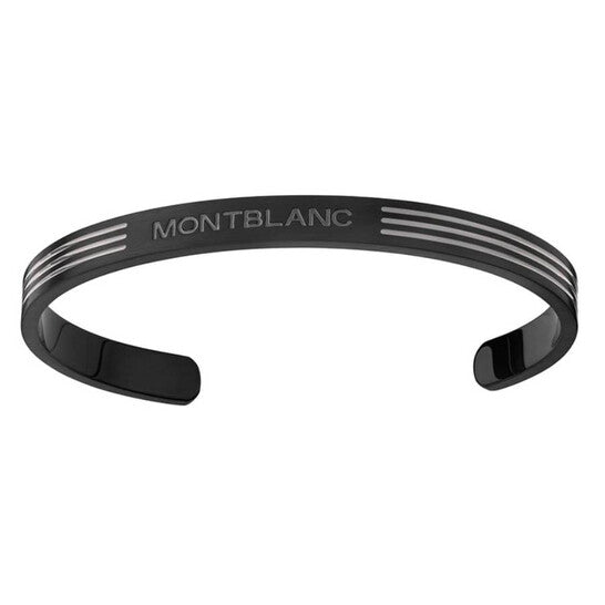 MontBlanc StarWalker Bangle in Steel and Lacquer, Size 63