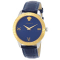 Versace Greca Signature Quartz Blue Dial Ladies Watch Item No. VEVC00219