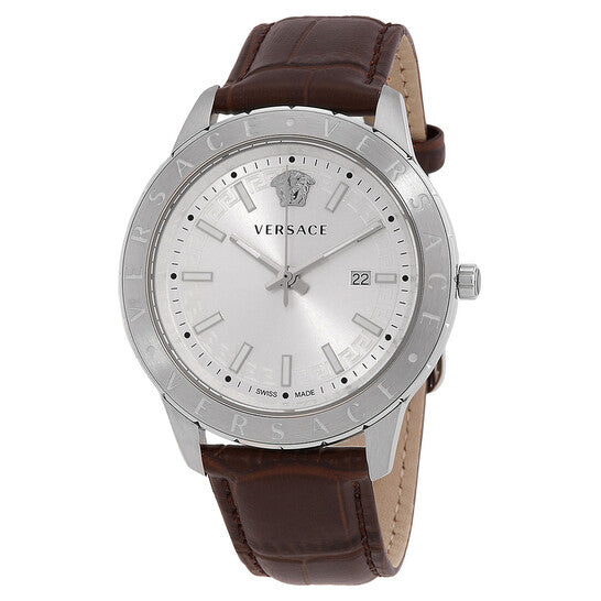 Versace Univers Quartz Silver Dial Men's Watch Item Model # VE2C00121