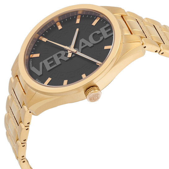 Versace V-Vertical Quartz Black Dial Men's Watch Item No. VE3H00622