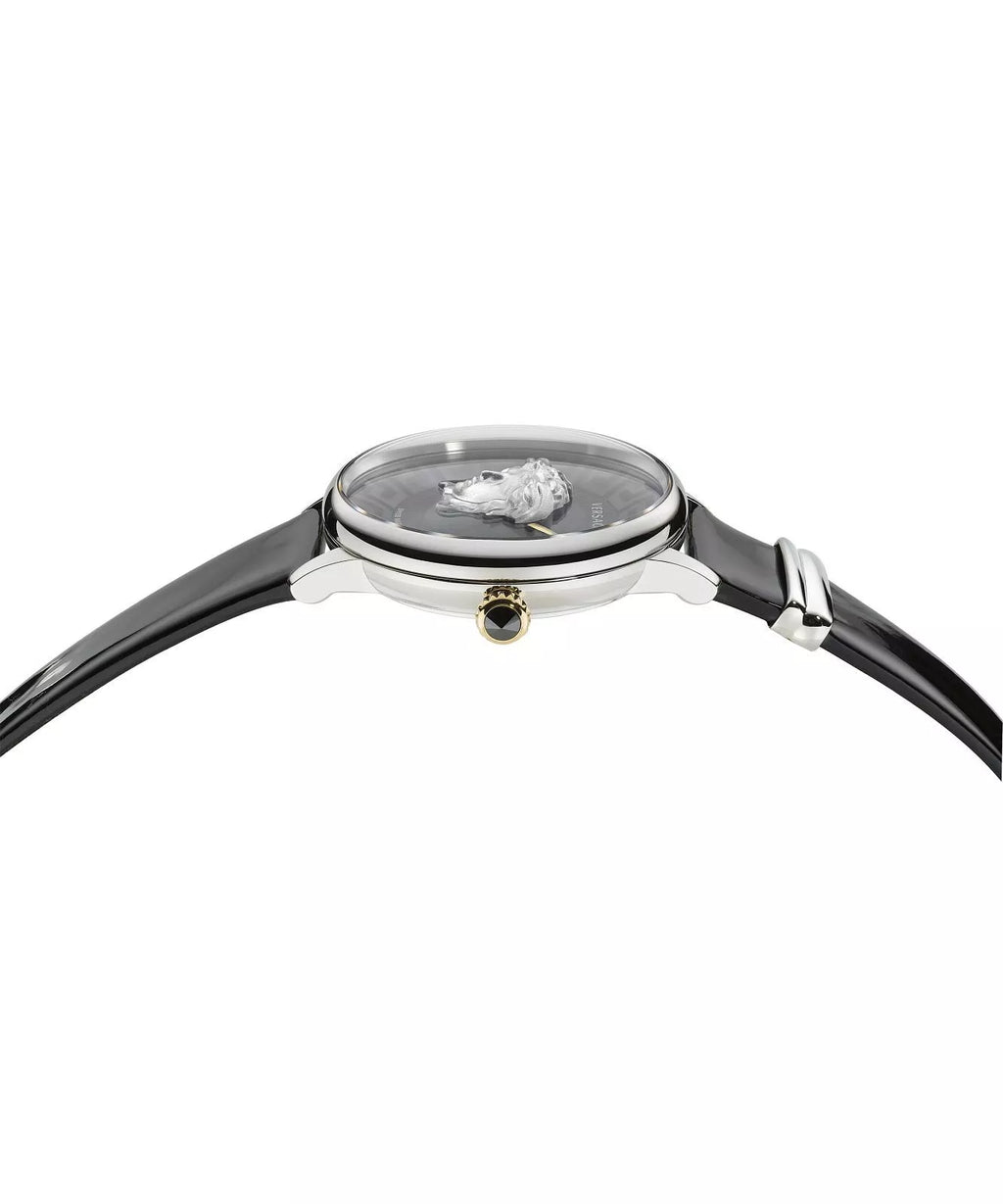 Versace Medusa Alchemy Quartz Black Dial Ladies Watch Item Model# VE6F00123